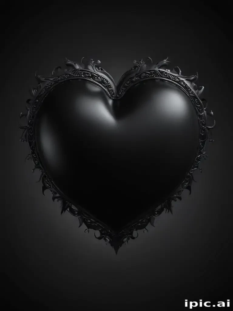 black heart background