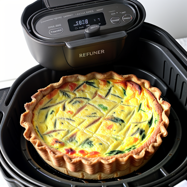 reheat quiche in air fryer