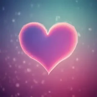 blurry heart wallpaper
