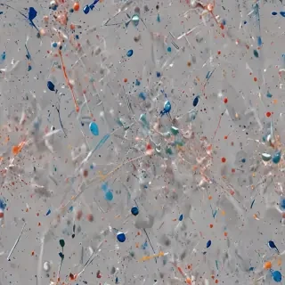 transparent paint splatter