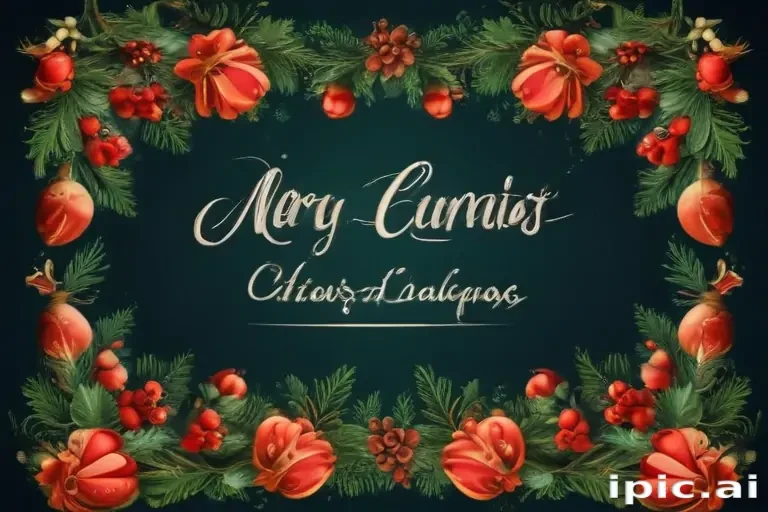 merry christmas clipart transparent background