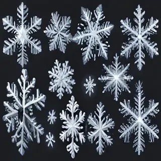 snowflakes png transparent