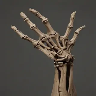 skeleton hands png