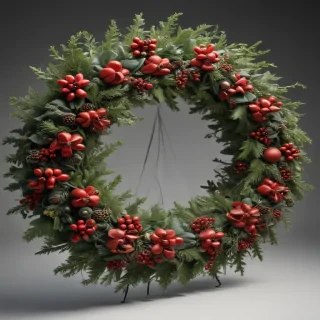 christmas wreath transparent