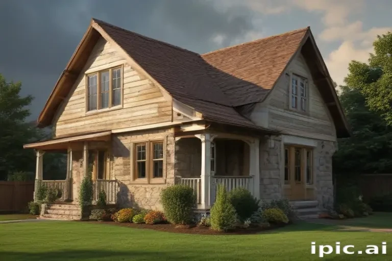 background of a house