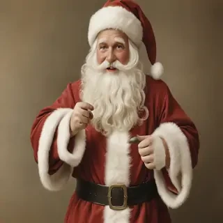 vintage santa images free