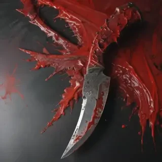 bloody knife aesthetic