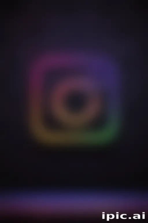 neon instagram logo