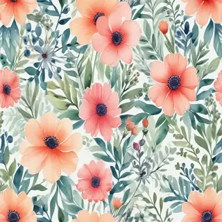 background watercolor flowers
