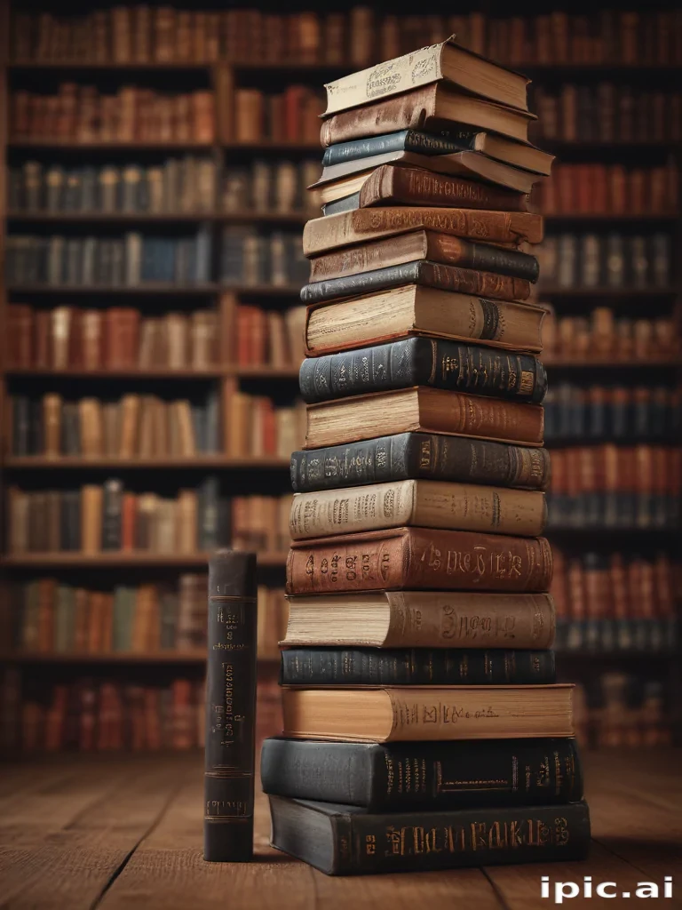 book stack png