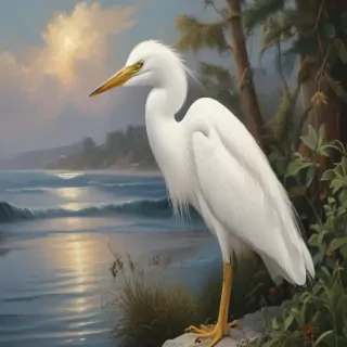 snowy egret