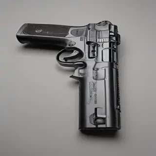 gun with no background