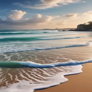 aesthetic beach background