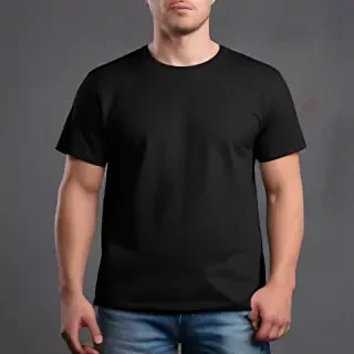 black mockup shirt