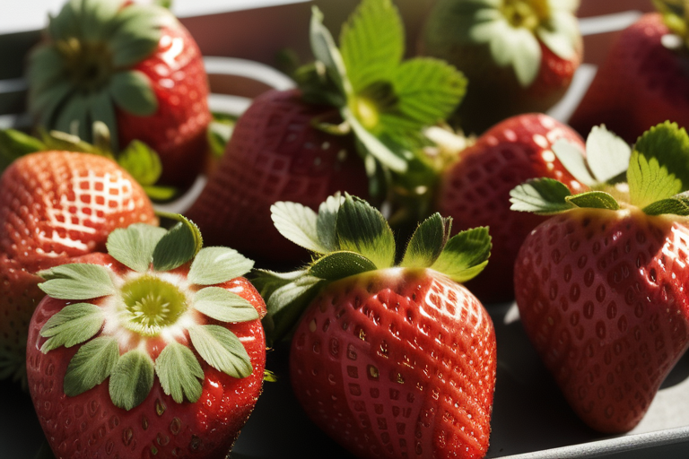 how many strawberries in a flat