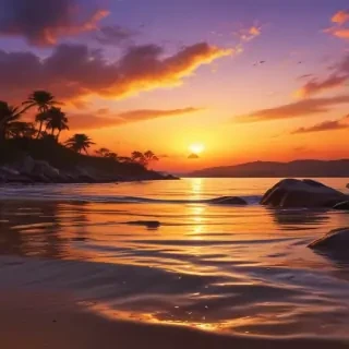 cute sunset wallpaper