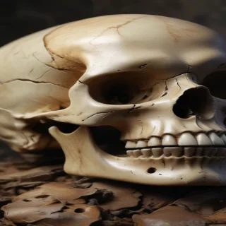 skull background