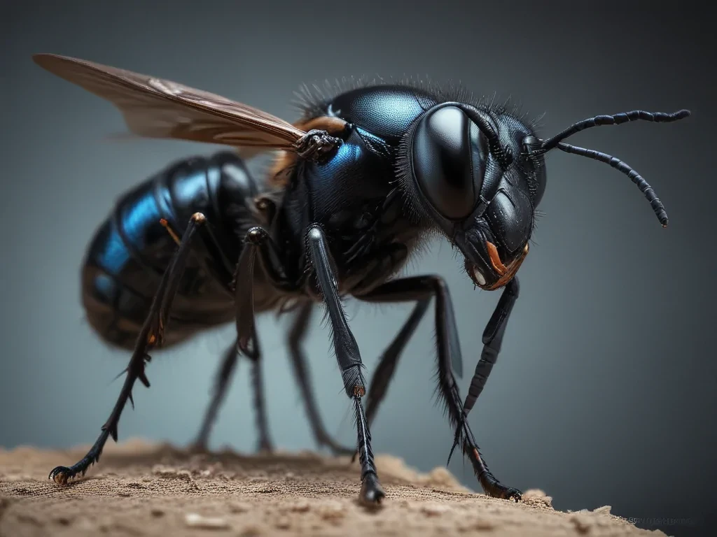 black wasp