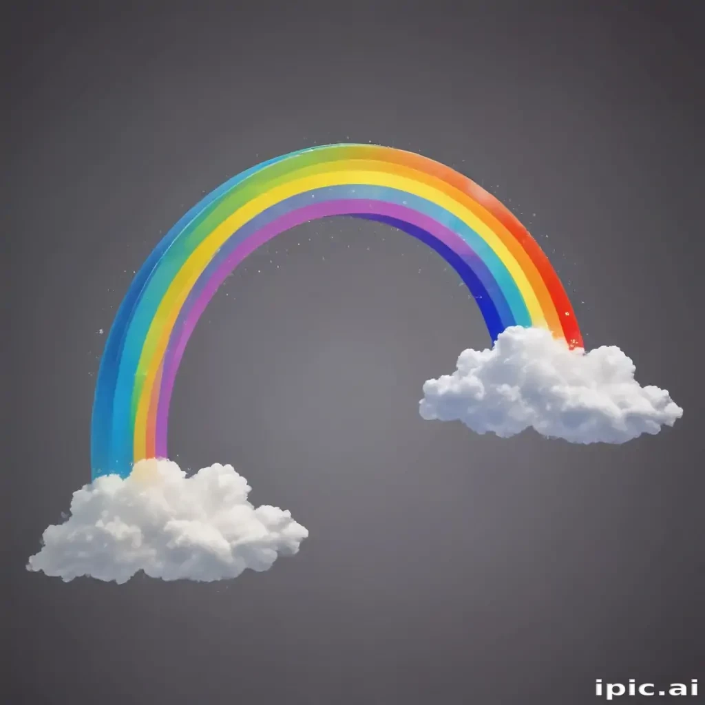 transparent background rainbow clipart