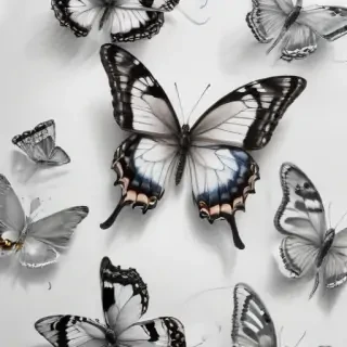 pictures of drawings of butterflies