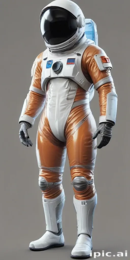 cartoon transparent astronaut suit