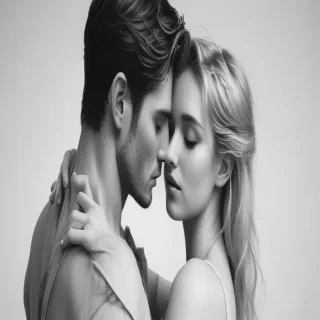 couple drawing poses