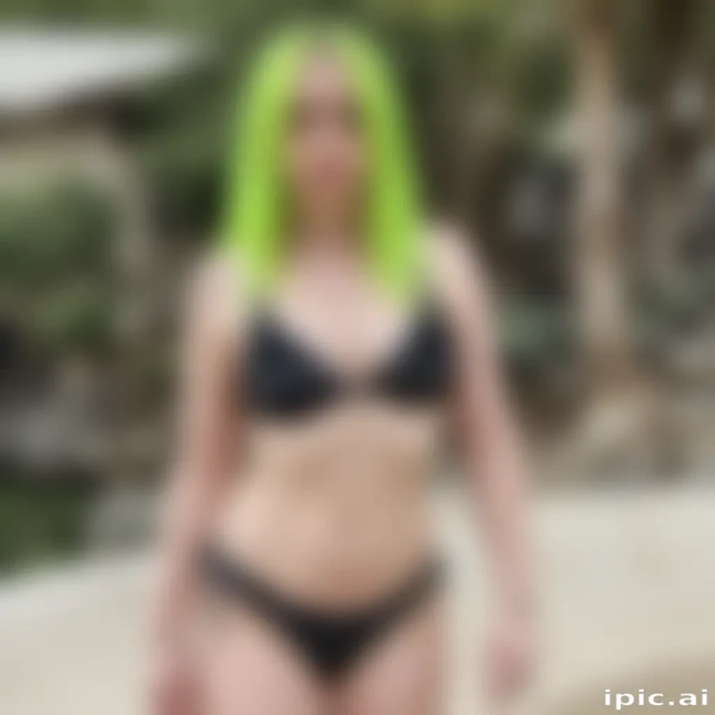 billie eilish in a bikini