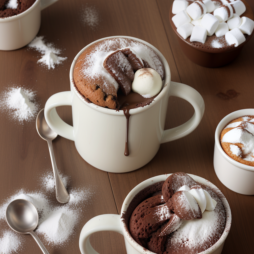 hot chocolate mix mug cake