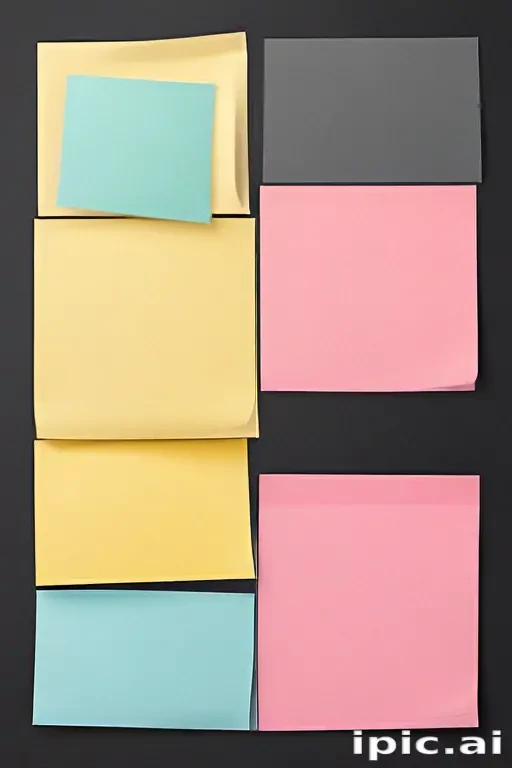 sticky note with transparent background
