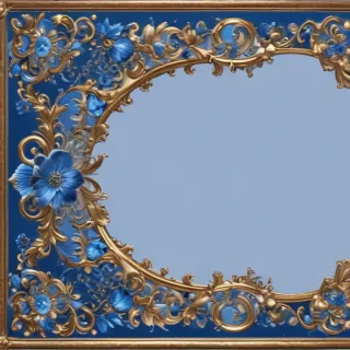 blue border png
