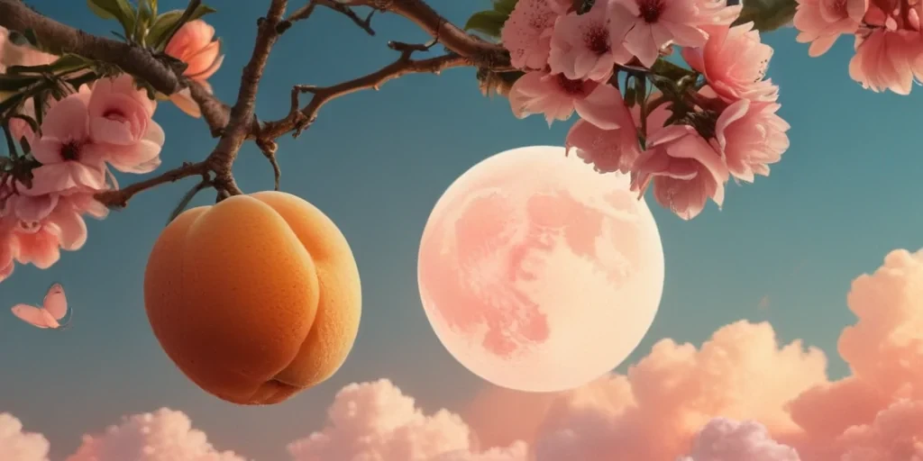 peach wallpaper aesthetic