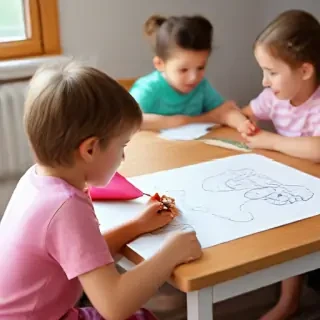 kids drawing