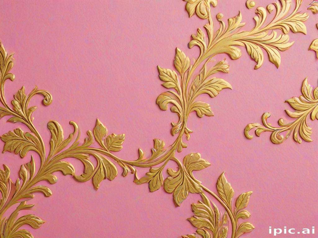 background pink and gold