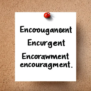 encouragement
