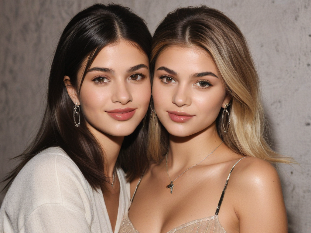 hailey bieber selena gomez picture