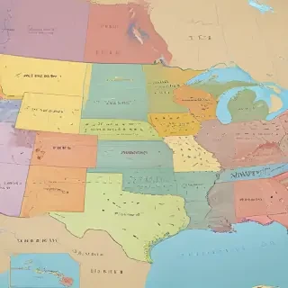 united states of america map