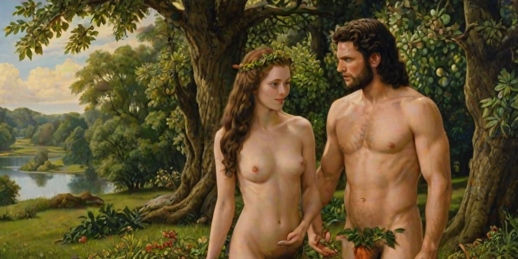 pictures of adam and eve