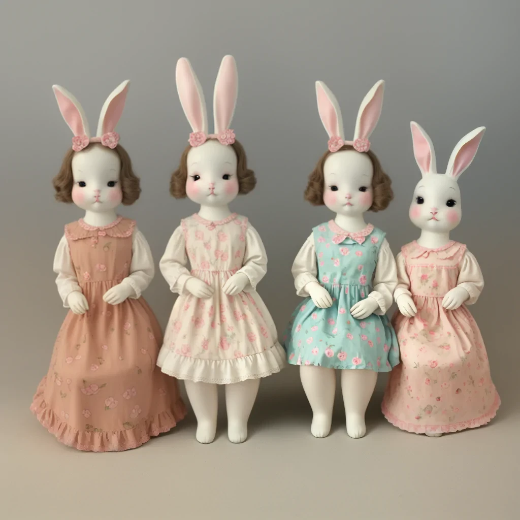 vintage bunnies