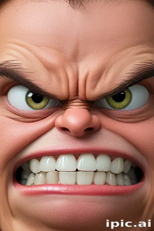 angry face