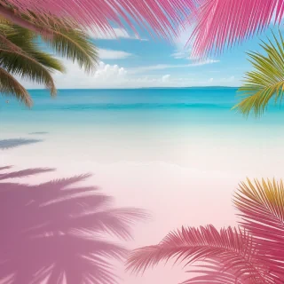pink beach wallpaper