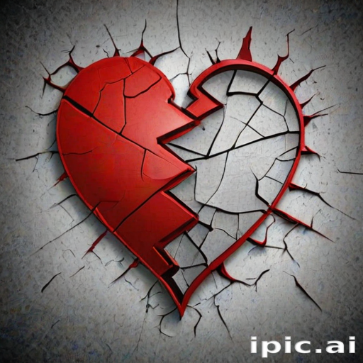 broken heart background