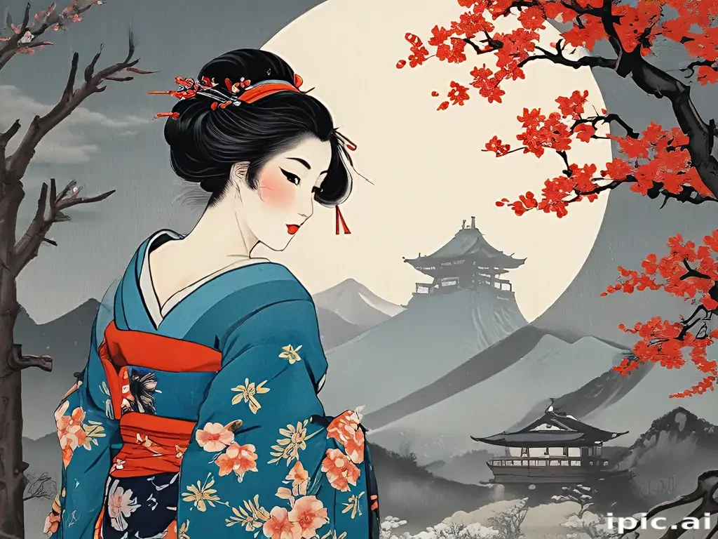 ukiyo e wallpaper