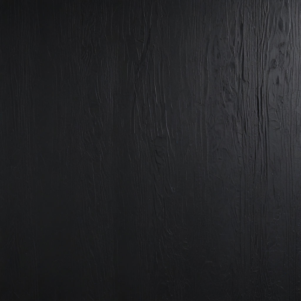 Textured Black Surface with Subtle Grooves and Natural Depth Variations