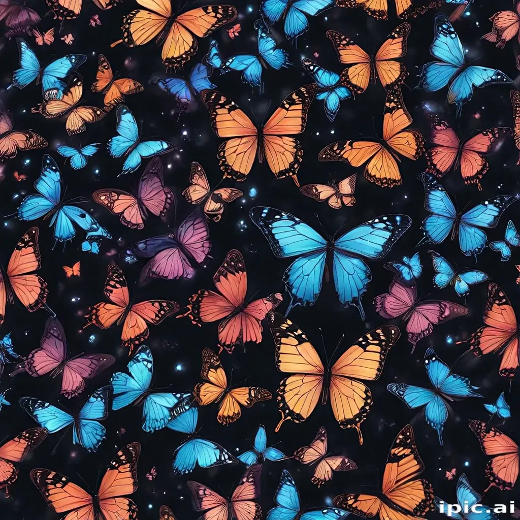 butterfly backgrounds aesthetic