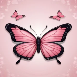 pink butterfly images