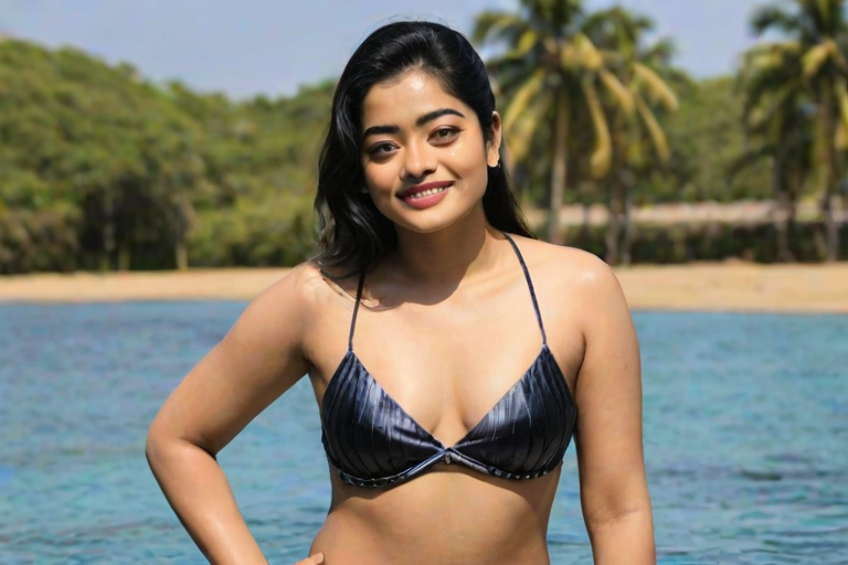 rashmika mandanna bikini photos