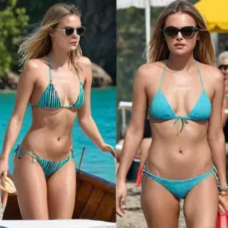 Cara Delevingne in bikini