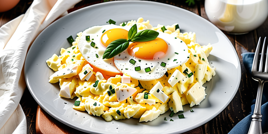 scrambled eggs with egg white