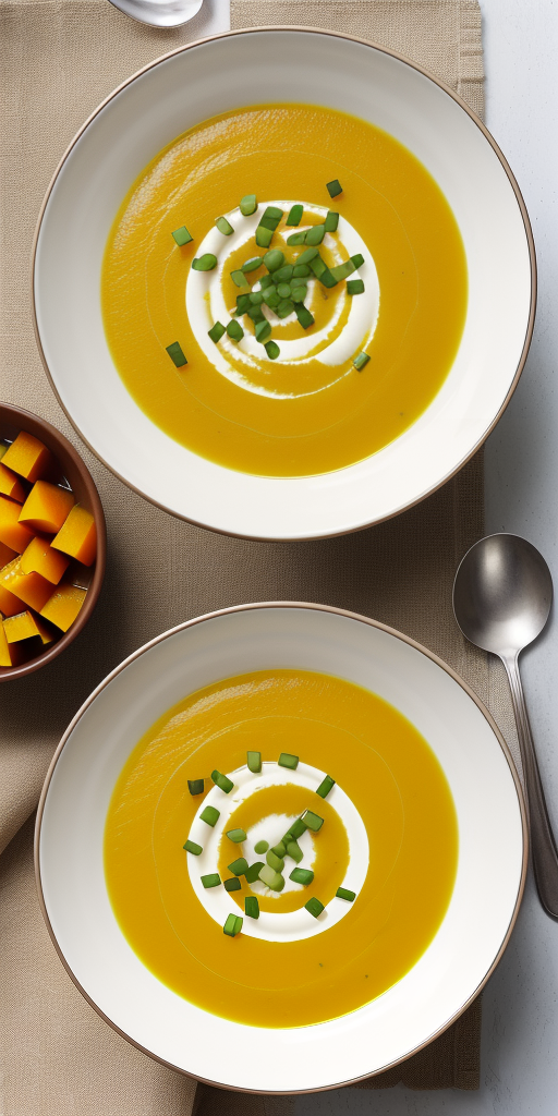 butternut squash and leek soup