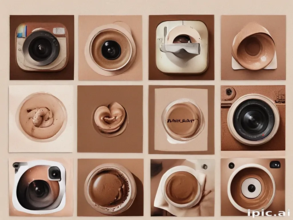 aesthetic instagram highlight covers brown